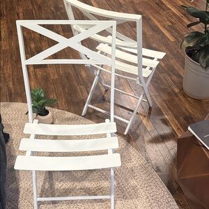 White Coachella Folding Chair